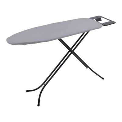 ΣΙΔΕΡΩΣΤΡΑ 34x110εκ ΜΑΥΡΗ ΜΑΤ 100% ΒΑΜΒΑΚΕΡΟ ΚΑΛΥΜΜΑ ΥΨΟΣ 60-88εκ. ANKOR