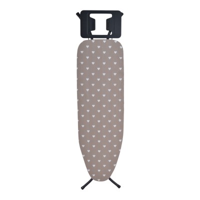 ΣΙΔΕΡΩΣΤΡΑ 34x110εκ ΜΑΥΡΗ ΜΑΤ 100% ΒΑΜΒΑΚΕΡΟ ΚΑΛΥΜΜΑ ΥΨΟΣ 60-88εκ. ANKOR