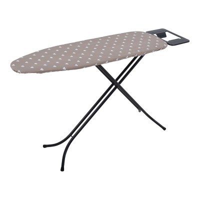 ΣΙΔΕΡΩΣΤΡΑ 34x110εκ ΜΑΥΡΗ ΜΑΤ 100% ΒΑΜΒΑΚΕΡΟ ΚΑΛΥΜΜΑ ΥΨΟΣ 60-88εκ. ANKOR