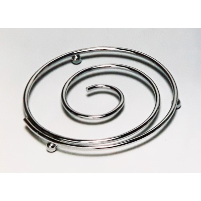 Σουπλά Κατσαρόλας Μεταλλικό Chrome