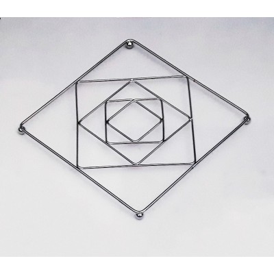 Σουπλά Κατσαρόλας Μεταλλικό Chrome