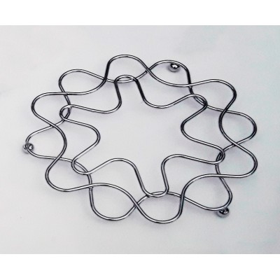 Σουπλά Κατσαρόλας Μεταλλικό Chrome