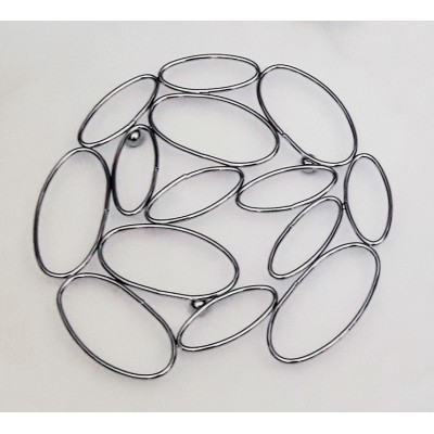 Σουπλά Κατσαρόλας Μεταλλικό Chrome