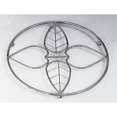 Σουπλά Κατσαρόλας Μεταλλικό Chrome