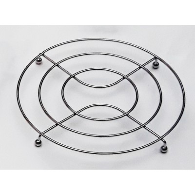 Σουπλά Κατσαρόλας Μεταλλικό Chrome