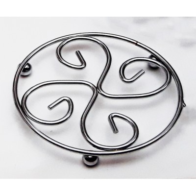 Σουπλά Κατσαρόλας Μεταλλικό Chrome