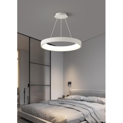 Φωτιστικό led λευκό 3CCT Dimmable by remote control 60w 5450Lm