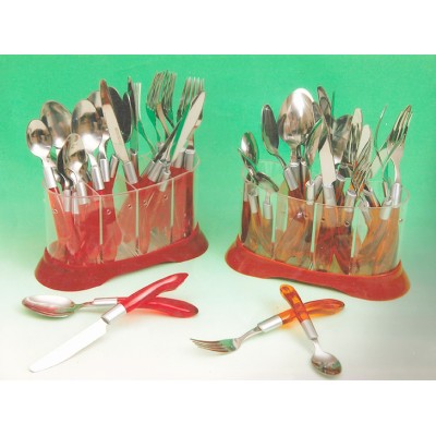 Μαχαιροπήρουνα Ανοξείδωτα 18/10 Σετ 24τεμ