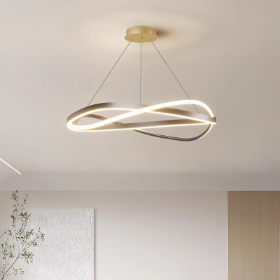 Φωτιστικό led χρυσό 3CCT Dimmable by remote control 50w 4550Lm