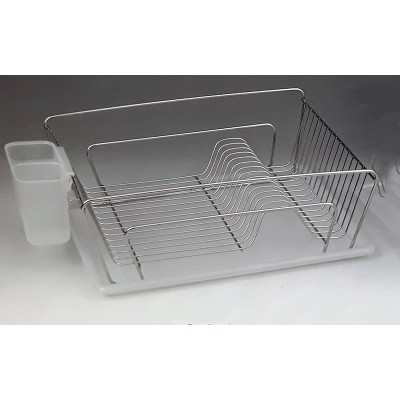 Πιατοθήκη Inox Με Πλαστικό Δίσκο