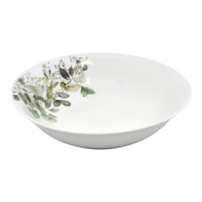 ΣΑΛΑΤΙΕΡΑ ΠΟΡΣΕΛΑΝΙΝΗ ΜΕ ΣΧΕΔΙΟ ΦΥΛΛΑ ΣΕ ΓΗΙΝΕΣ ΑΠΟΧΡΩΣΕΙΣ 23εκ. ANKOR