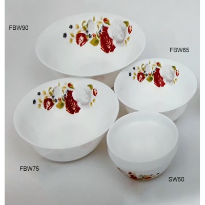 Γυάλινο Οπάλ Μπολ - Γυάλινη Οπάλ Σαλατιέρα