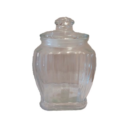 Μπισκοτοθήκη Γυάλινη Με Καπάκι
