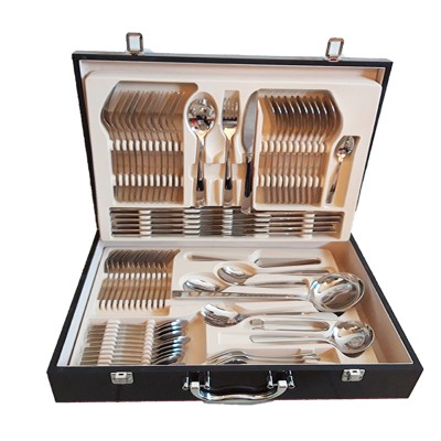 Σετ Μαχαιροπίρουνα 72τεμ Ανοξείδωτα 18/10 Σε Βαλίτσα