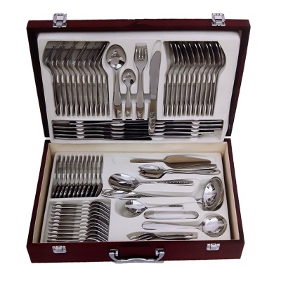 Σετ Μαχαιροπίρουνα 72τεμ Ανοξείδωτα 18/10 Σε Βαλίτσα