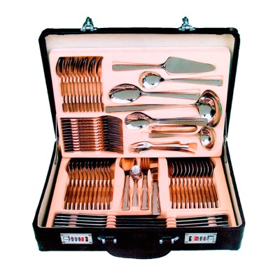 Σετ Μαχαιροπίρουνα 72τεμ Ανοξείδωτα 18/10 Σε Βαλίτσα