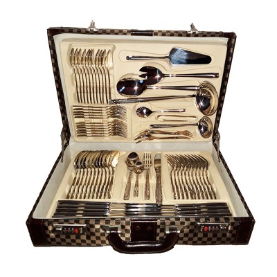 Σετ Μαχαιροπίρουνα 72τεμ Ανοξείδωτα 18/10 Σε Βαλίτσα