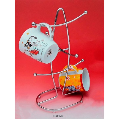 Πορσελάνινη Κούπα αγελαδίτσα / Κυπελοστάτης μεταλλικός