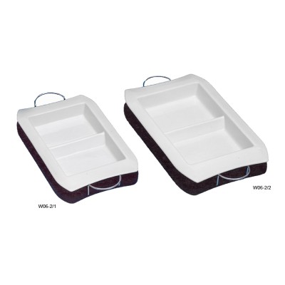 Ορντεβιέρα πορσελάνης 2 Θέσεων Σε Ξύλινο Δίσκο