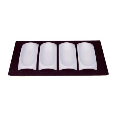 Ορντεβιέρα Πορσελάνης 4 Θέσεων Σε Ξύλινο Δίσκο JH790W