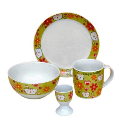 Παιδικό Σετ Φαγητού Πορσελάνης 4τεμ.