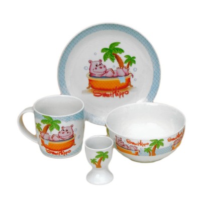 Παιδικό Σετ Φαγητού Πορσελάνης 4τεμ.