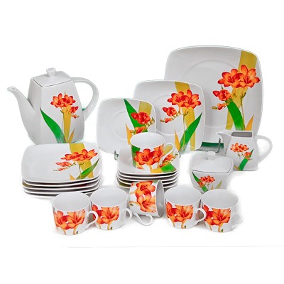 Σετ Πάστας - Σετ Τσαγιού Πορσελάνης 22τεμ. 22|1831