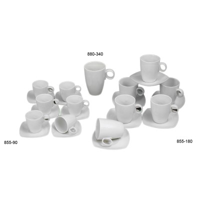 Πορσελάνινη κούπα Λευκή 380ml