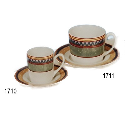 Φλυτζάνια Τσαγιού - Καφέ Πορσελάνης 6 Τεμαχίων Alpino
