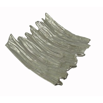 Πιατέλα Διακοσμητική Μεταλλική Τετράγωνη