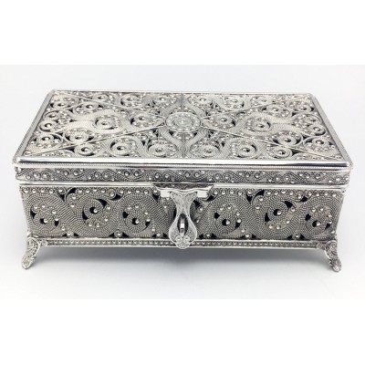 Μπιζουτιέρα Επάργυρη Ορθογώνια 104HQ21925