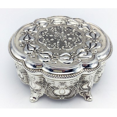 Μπιζουτιέρα Επάργυρη Στρογγυλή 104HQ22793