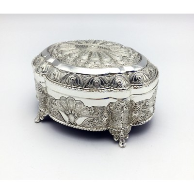 Μπιζουτιέρα Επάργυρη Λακαριστή 104HQ17956