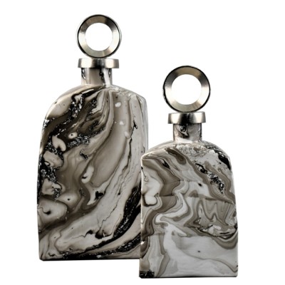 Διακοσμητική μάρμαρο/γυάλινη μποτίλια 50729