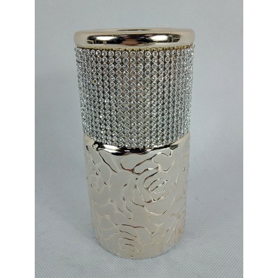 Κηροπήγιο Κεραμικό Διακοσμητικό με στρας H6112-15-IF19C/H6112-10-IF19C