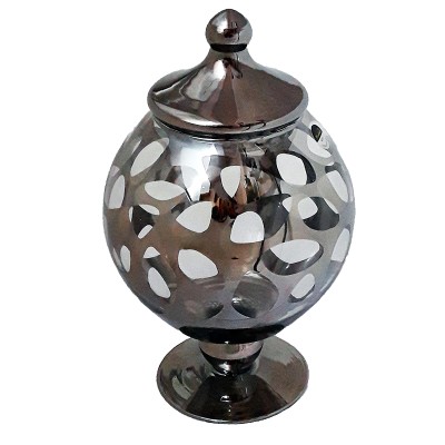 Φοντανιέρα Διάφανη Γυάλινη Με Πόδι