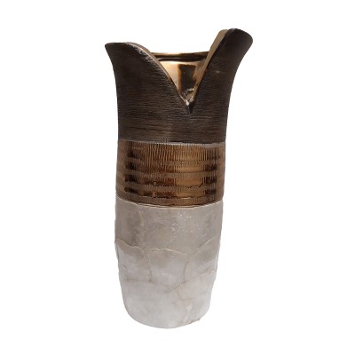 Κεραμικό Βάζο Χρυσό-Φίλντισι