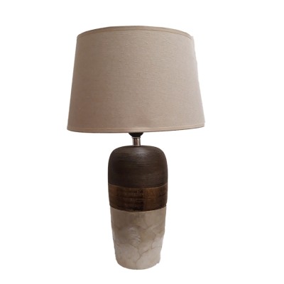 Φωτιστικό Επιτραπέζιο Κεραμικό Χρυσό-Φίλντισι