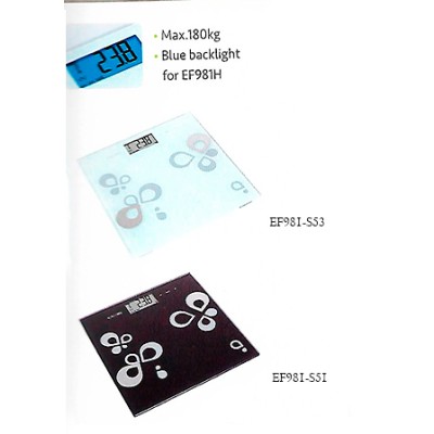 Γυάλινη Ηλεκτρονική Ζυγαριά Μπάνιου 180 Kg