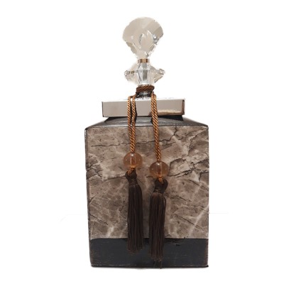 Βάζο Τζαρ Κεραμικό Με Καπάκι/Φούντα WB16-1-19