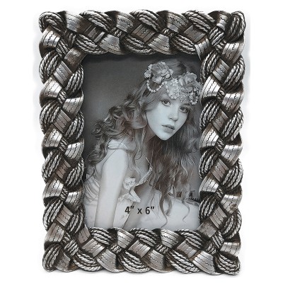 Κορνίζα Polyresin Ασημί 19562-46 10×15εκ.