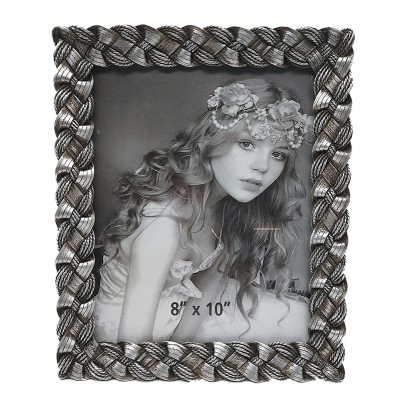 Κορνίζα Polyresin Ασημί 19562-81 20×25εκ.