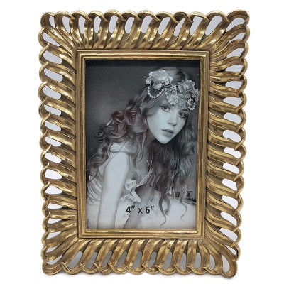 Κορνίζα Polyresin Χρύση 20573-46 10×15εκ.