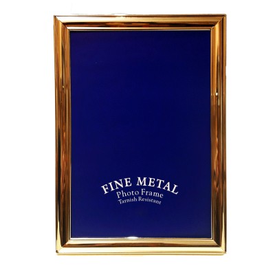 Κορνίζα Μεταλλική Επάργυρη Χρυσή 604