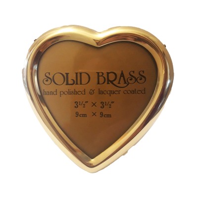 Μεταλλική Χρυσή Κορνίζα Καρδιά 328