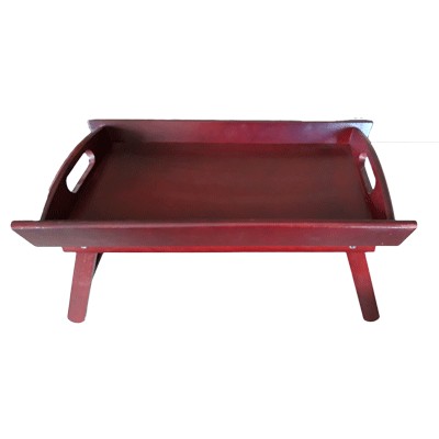 Δίσκος Ξύλινος Με Πτυσσόμενα Πόδια