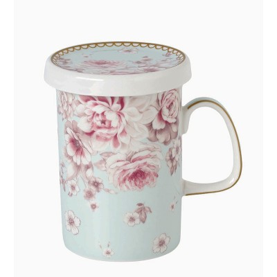 Πορσελάνινη Κούπα Με Καπάκι Floral Paris Roses Μ28020-5