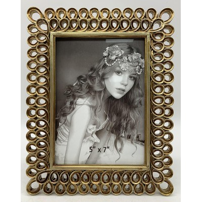 Κορνίζα Polyresin Χρυσή 20578-57-G 13×18εκ.