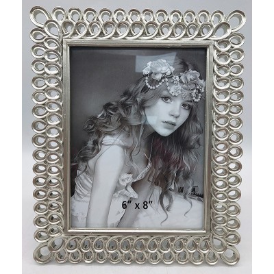 Κορνίζα Polyresin Ασημί 20577-57-S 13×18εκ