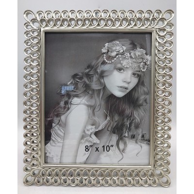 Κορνίζα Polyresin Ασημί 20577-81-S 20×25εκ.